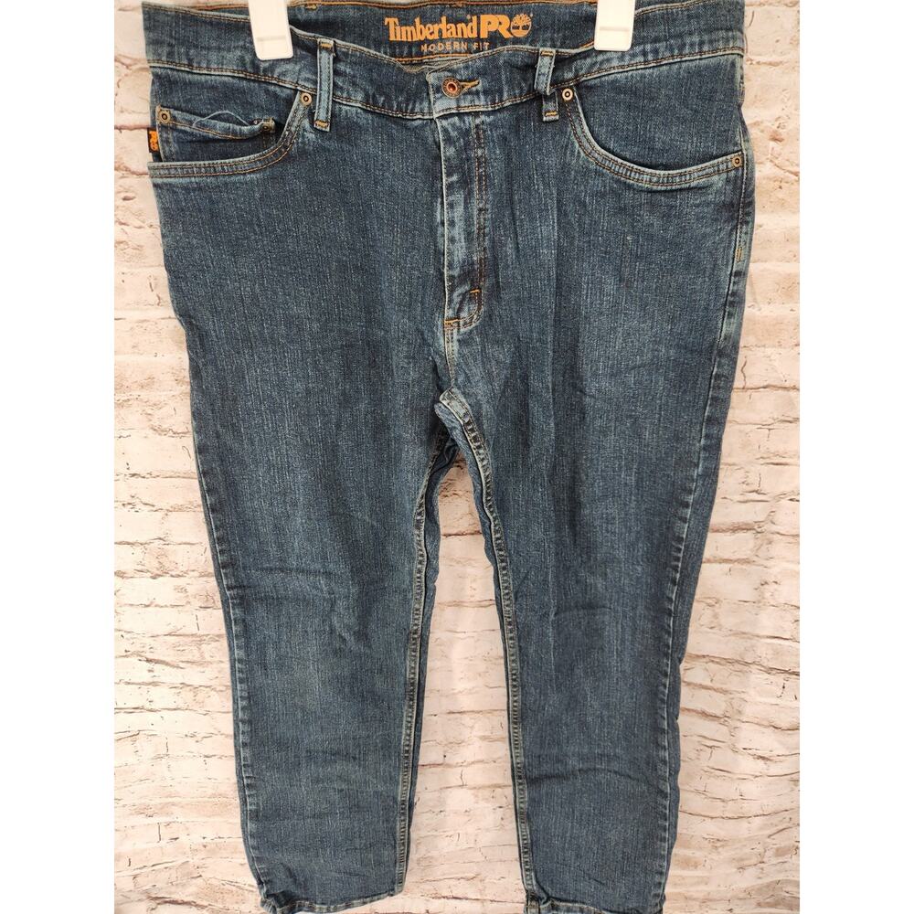 Men's Timberland Pro Size 38x32 NEW Dark Wash Modern Fit Straight